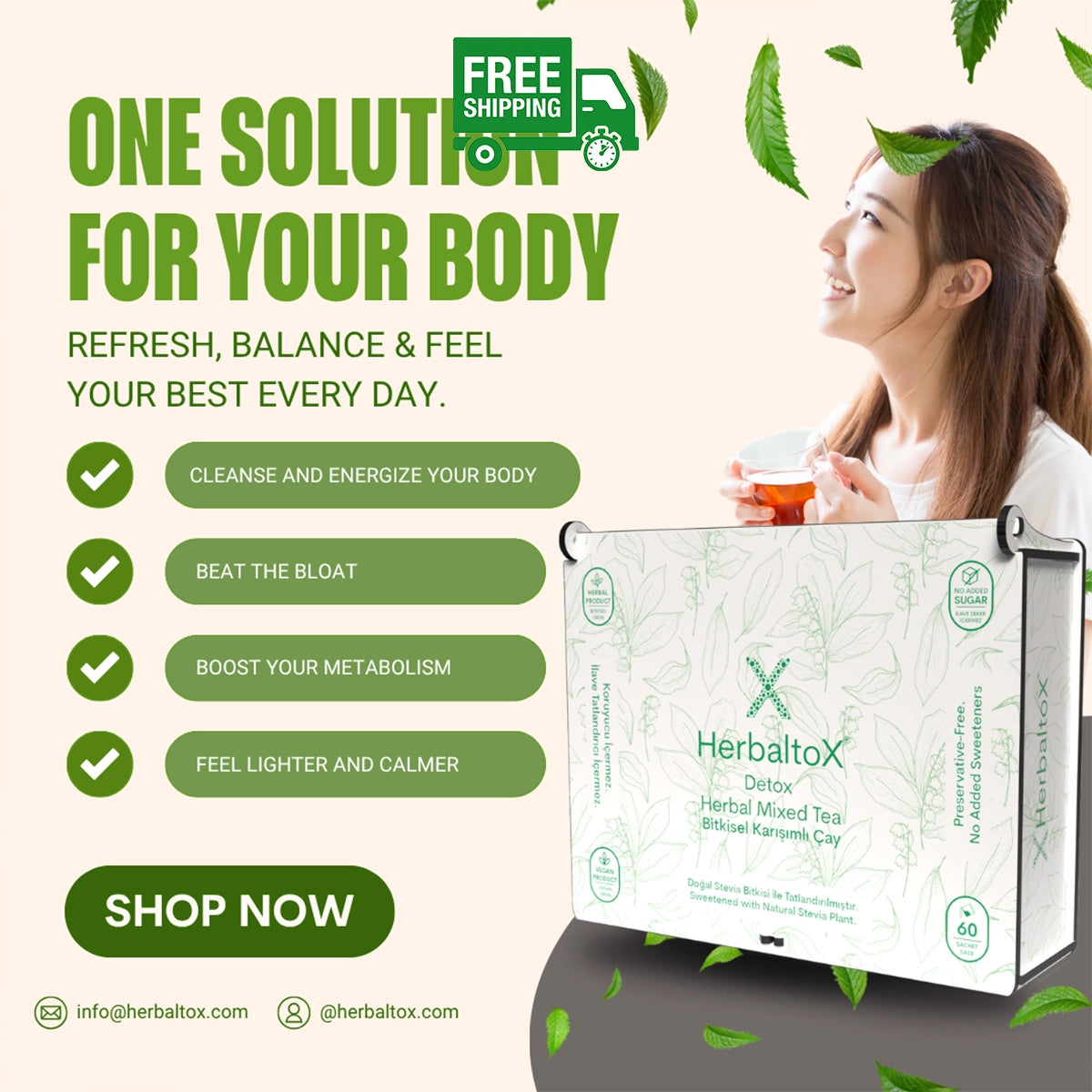 HerbaltoX Detox Herbal Mixed Tea