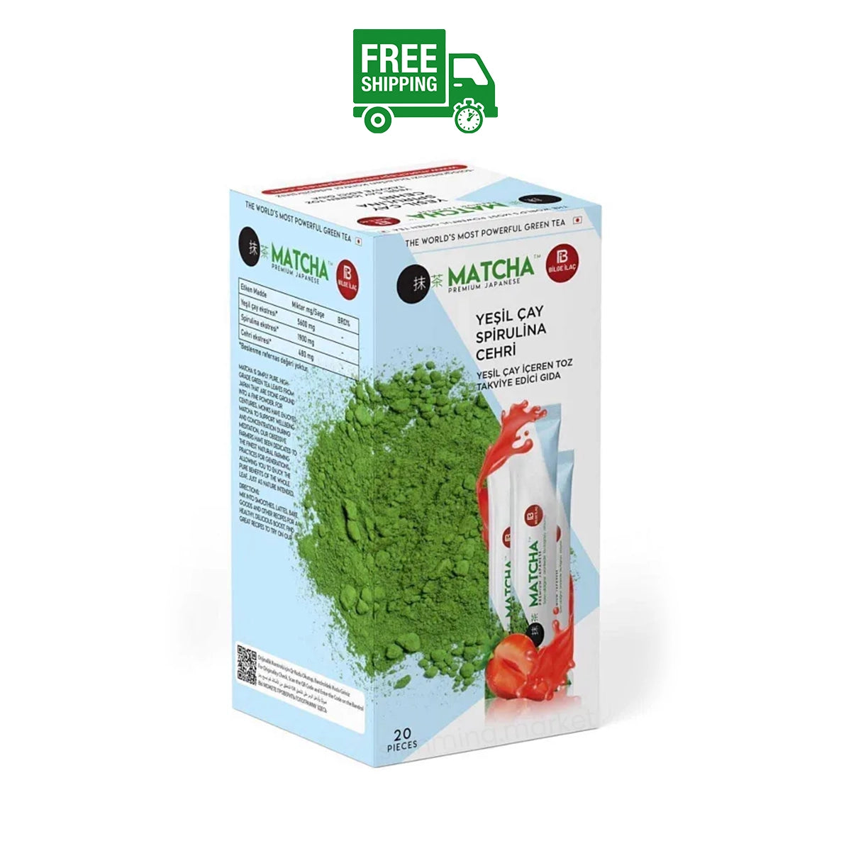Matcha Premium Japanese Strawberry Flavored